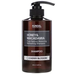 KUNDAL Honey & Macadamia Pure Natural Refreshing Shampoo Cherry Blossom 500ml	